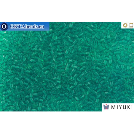 MIYUKI Beads Delica Transparent Caribbean Teal 11/0 (DB1108)