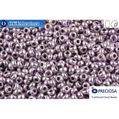 Preciosa czech seed beads 1 quality lilac metallic (18123) 10/0