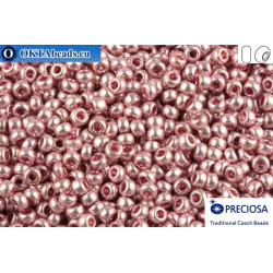 Preciosa czech seed beads 1 quality pink metallic (18192) 10/0