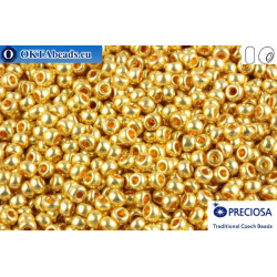 Preciosa czech seed beads 1 quality gold metallic (18383) 10/0
