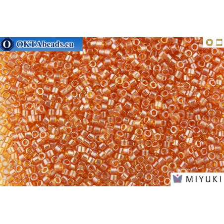 MIYUKI Beads Delica Transparent Marigold Luster 11/0 (DB1221)