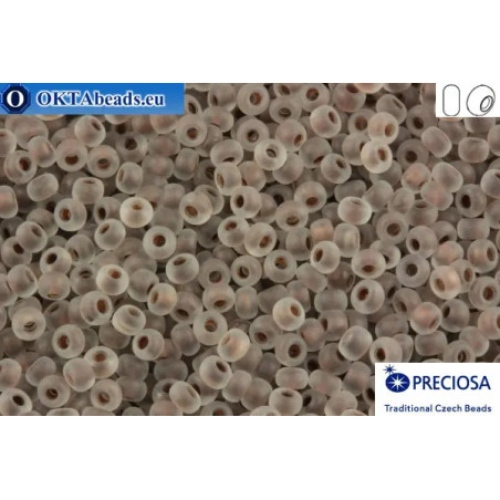 Preciosa czech seed beads 1 quality crystal color line matte (38318) 10/0