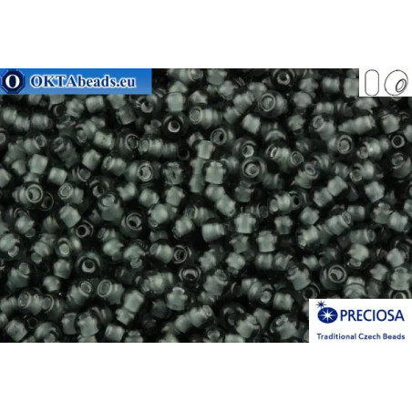 Preciosa czech seed beads 1 quality grey color line (45016) 10/0