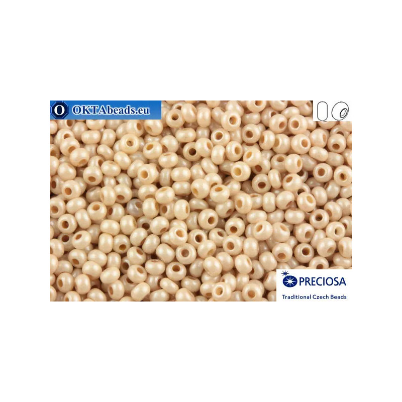 Preciosa czech seed beads 1 quality beige (46316) 10/0