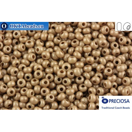 Preciosa czech seed beads 1 quality brown (46318) 10/0