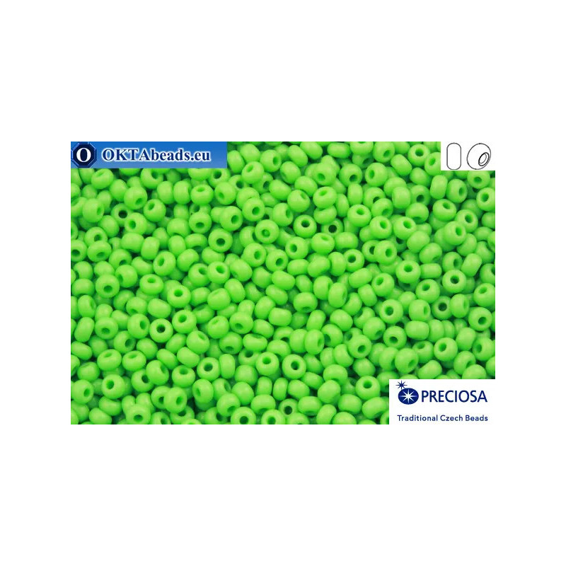 Preciosa czech seed beads 1 quality green (53210) 10/0