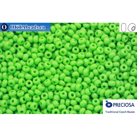 Preciosa czech seed beads 1 quality green (53210) 10/0