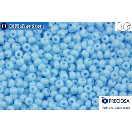 Preciosa czech seed beads 1 quality blue (63000) 10/0
