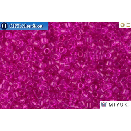 MIYUKI Beads Delica Transparent Fuchsia 11/0 (DB1310)