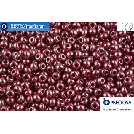 Preciosa czech seed beads 1 quality garnet luster (98210) 10/0