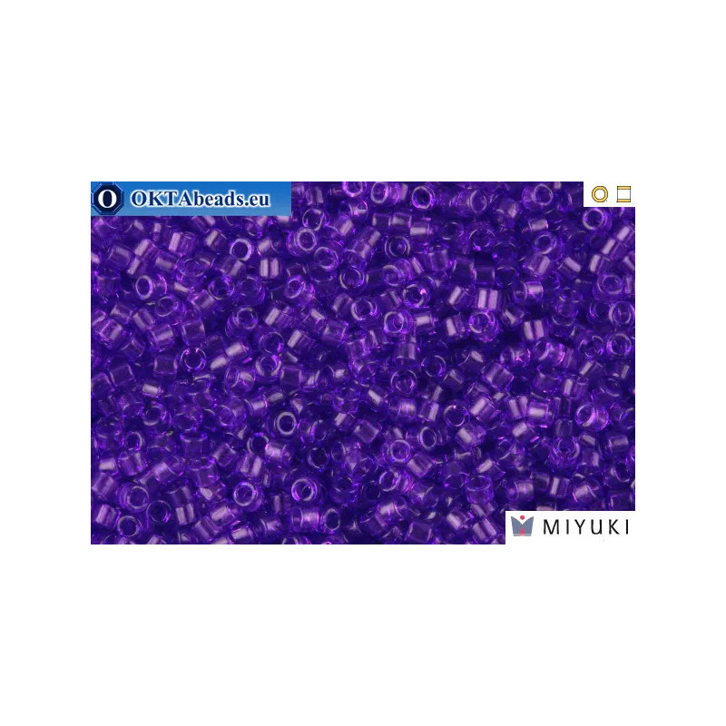 MIYUKI Beads Delica Transparent Violet 11/0 (DB1315)