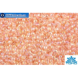 TOHO Beads Round Transparent-Rainbow Rosaline (169) 11/0
