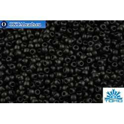 TOHO Beads Round Semi Glazed - Jet (2612F) 11/0