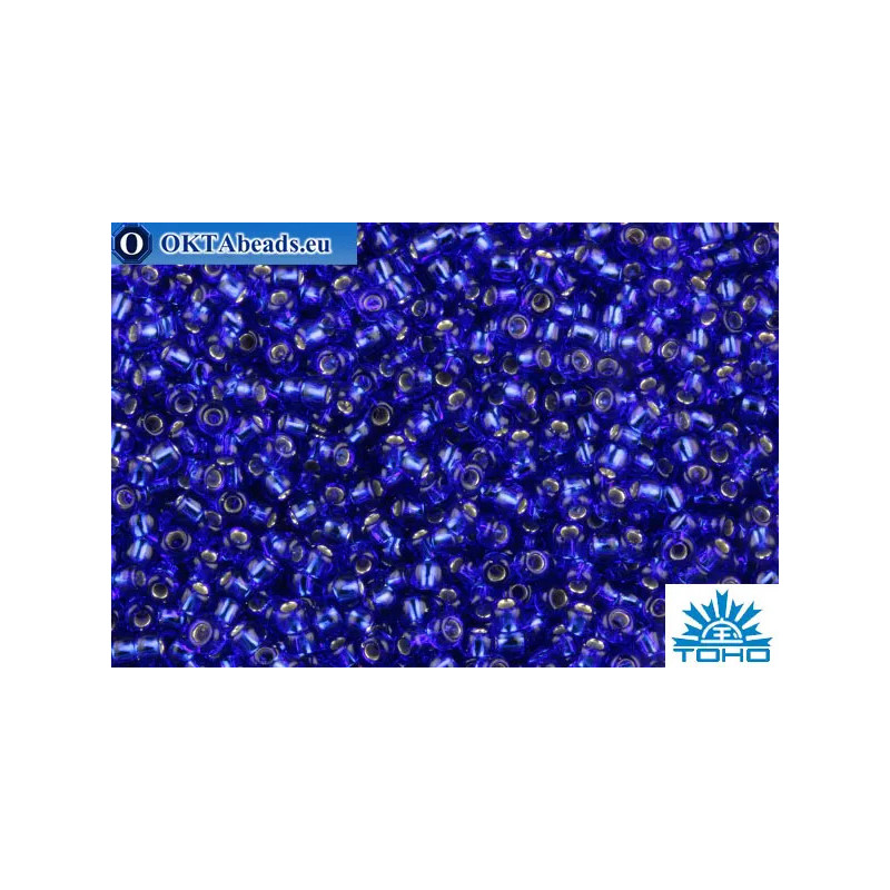 TOHO Beads Round Silver-Lined Cobalt (28) 11/0