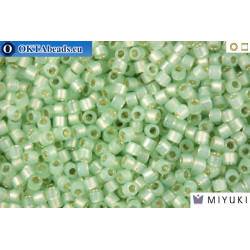 MIYUKI Beads Delica Silver Lined Light Moss Opal 11/0 (DB1454)