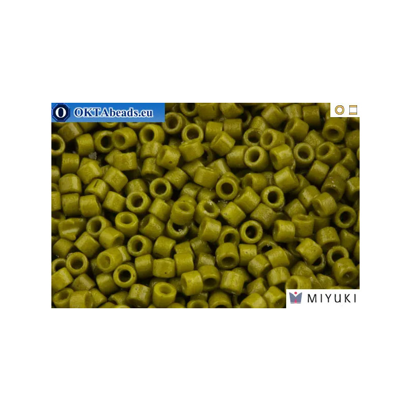 MIYUKI Delica Duracoat Opaque Spanish Olive (DB2141) 11/0
