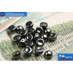 Cabochon Beads hematite (L23980) 6mm