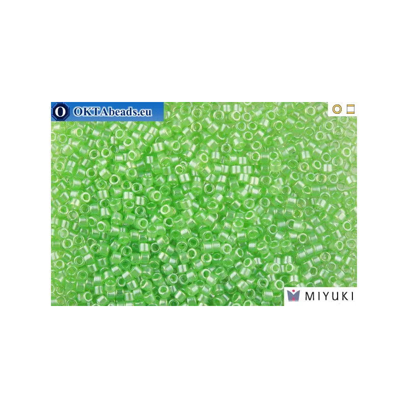 MIYUKI Beads Delica Transparent Mint Luster 11/0 (DB1483)