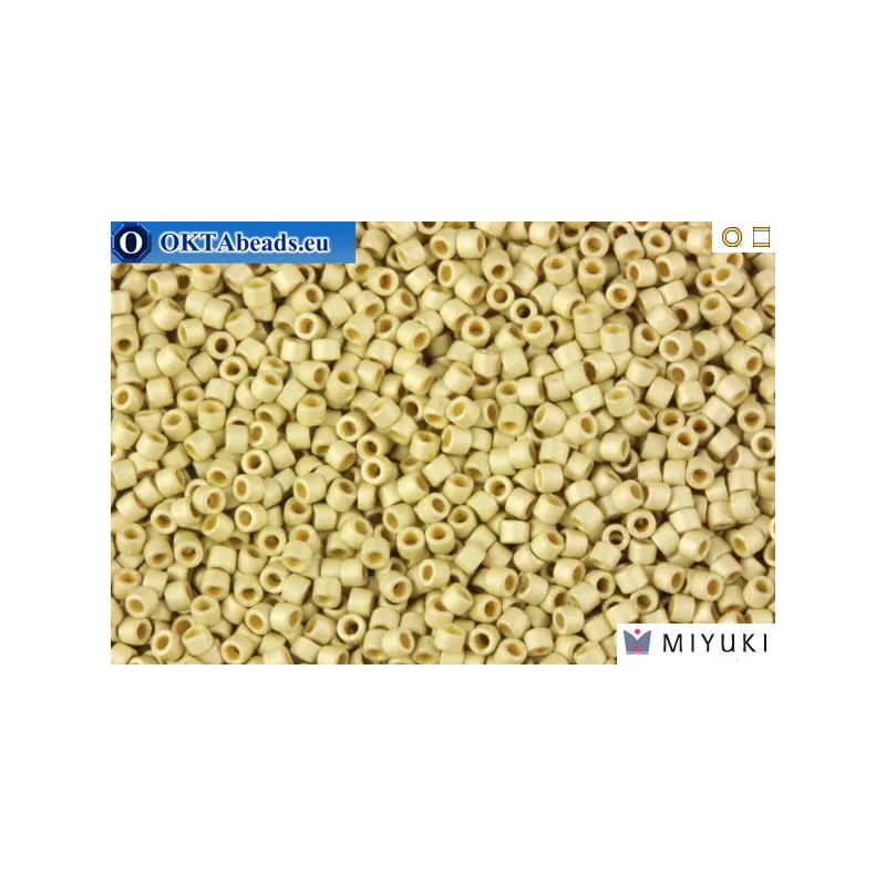 MIYUKI Beads Delica Duracoat Galvanized Matte Silver 11/0 (DB1831F)