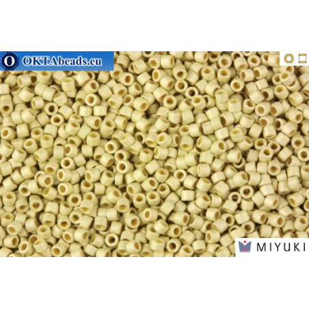 MIYUKI Beads Delica Duracoat Galvanized Matte Silver 11/0 (DB1831F)