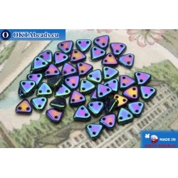 Triangle Beads blue iris (21435JT) 6mm5g
