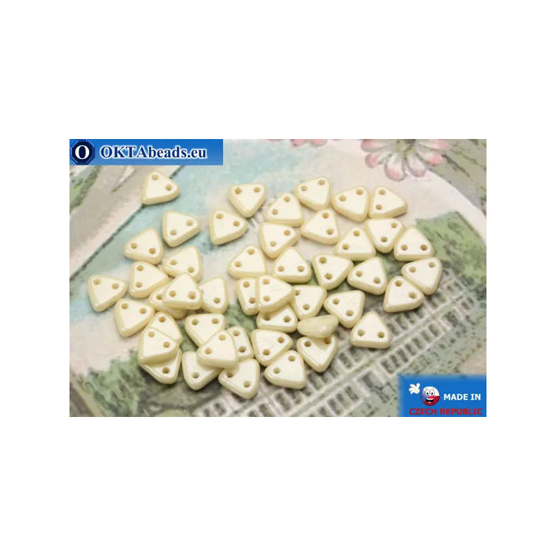 Triangle Beads beige luster (LC02010) 6mm5g