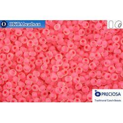 Preciosa czech seed beads 1 quality pink color line matte (38398m) 10/0