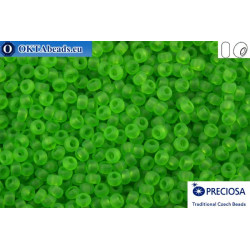 Preciosa czech seed beads 1 quality green matte (50430m) 10/0