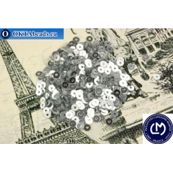 French sequins Langlois-Martin silver (Argent) 3mm