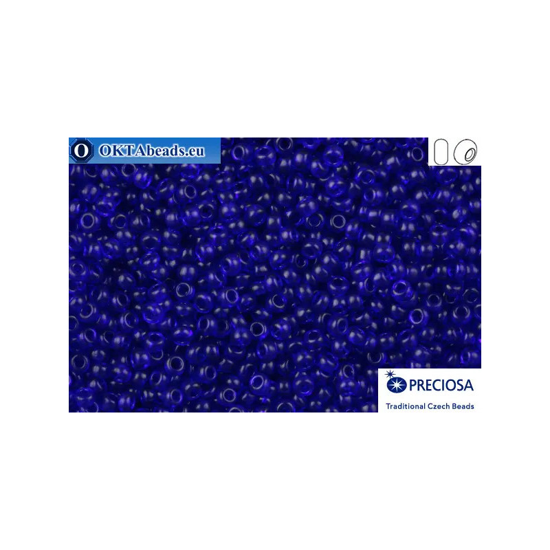 Preciosa czech seed beads 1 quality cobalt (30100) 10/0