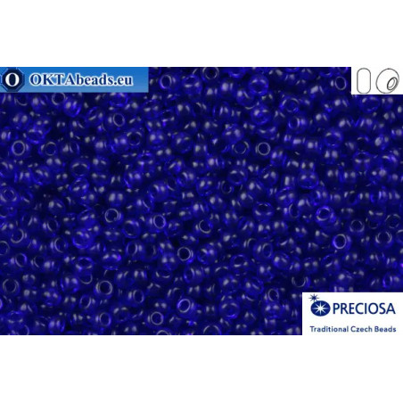 Preciosa czech seed beads 1 quality cobalt (30100) 10/0