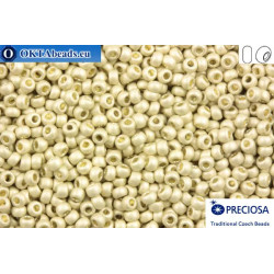 Preciosa czech seed beads 1 quality silver matte (18503m) 10/0