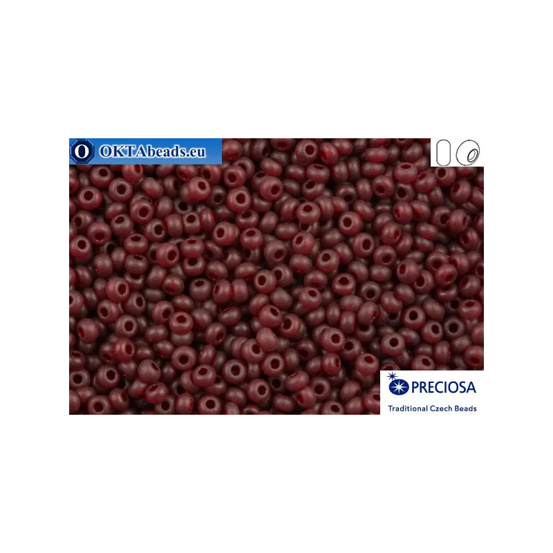 Preciosa czech seed beads 1 quality garnet matte (90120m) 10/0
