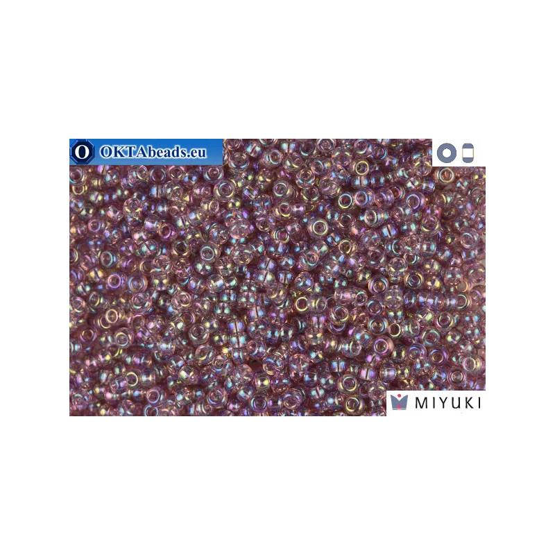 MIYUKI Beads Transparent Amethyst AB 11/0 (256)