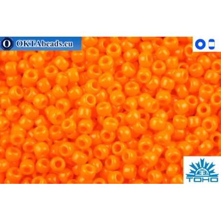 Toho Beads Opaque Orange (42D) 11/0