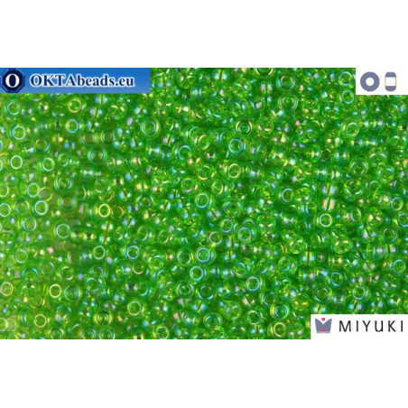 MIYUKI Beads Transparent Light Green AB 11/0 (259)