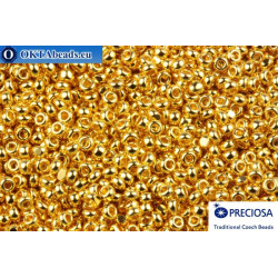 Preciosa Charlottes 24kt Gold Plated 15/0