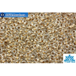 TOHO Beads Demi Round Gold-Lined Crystal (989) 11/0