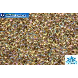 TOHO Beads Demi Round Gold-Lined Rainbow Crystal (994) 11/0