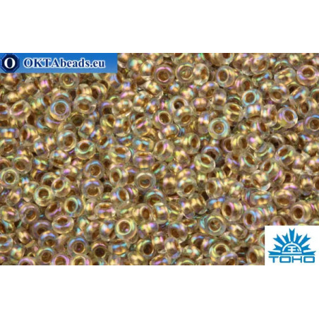 TOHO Beads Demi Round Gold-Lined Rainbow Crystal (994) 11/0