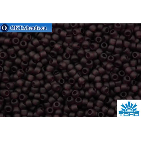 TOHO Beads Round Transparent-Frosted Amethyst (6CF) 11/0