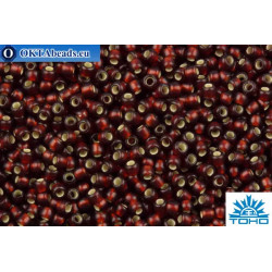 TOHO Beads Round Garnet Silver Lined Matte (25DF) 11/0
