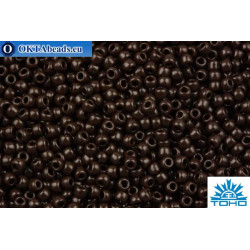 TOHO Beads Round Dark Chocolate Brown Opaque (46D) 11/0