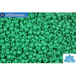 TOHO Beads Round Green Turquoise Opaque (55D) 11/0