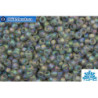 TOHO Beads Round Transparent-Rainbow-Frosted Lt Gray (176F) 11/0