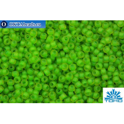 TOHO Beads Round Lime Lined Jonquil Matte (306F) 11/0