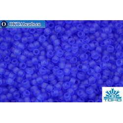 TOHO Beads Round Transparent Frosted Sapphire (942F) 11/0
