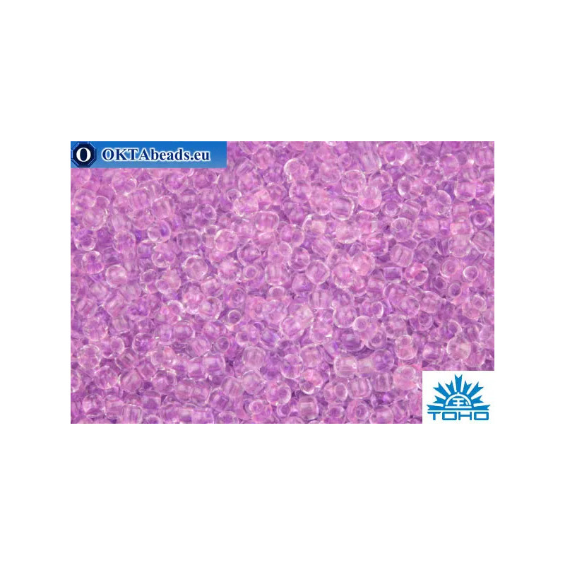 TOHO Beads Round Glow In The Dark - Dark Pink/Green Pink (2724) 11/0