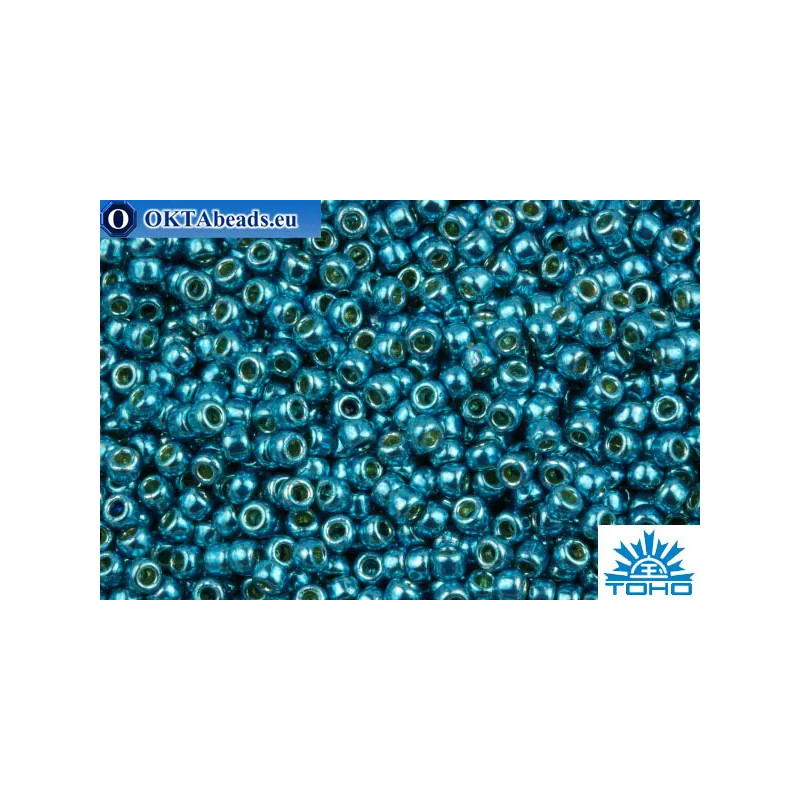 TOHO Beads Round PermaFinish Galvanized Aqua Sky (PF582) 11/0