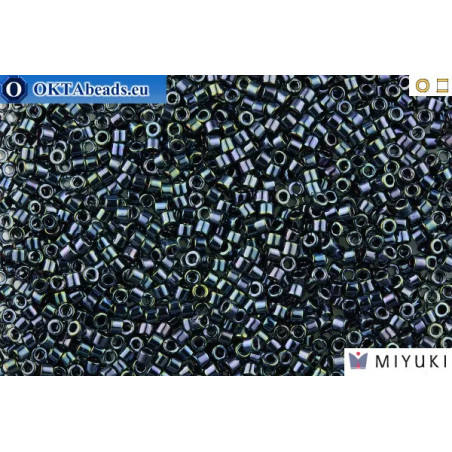 MIYUKI Beads Delica Gunmetal Iris 11/0 (DB6)
